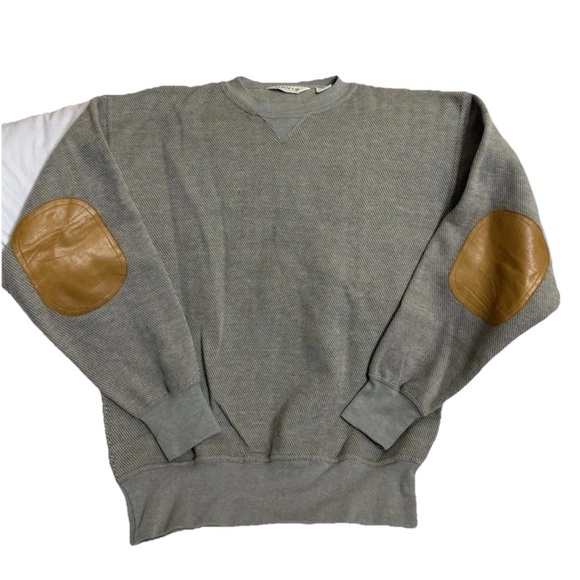Orvis Other - Orvis Sweatshirt Mens M Grey Pullover Long Sleeve Elbow Pad